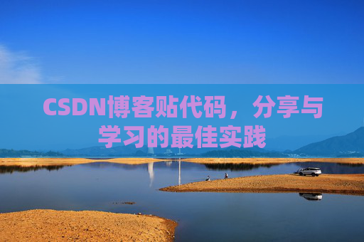 CSDN博客贴代码，分享与学习的最佳实践